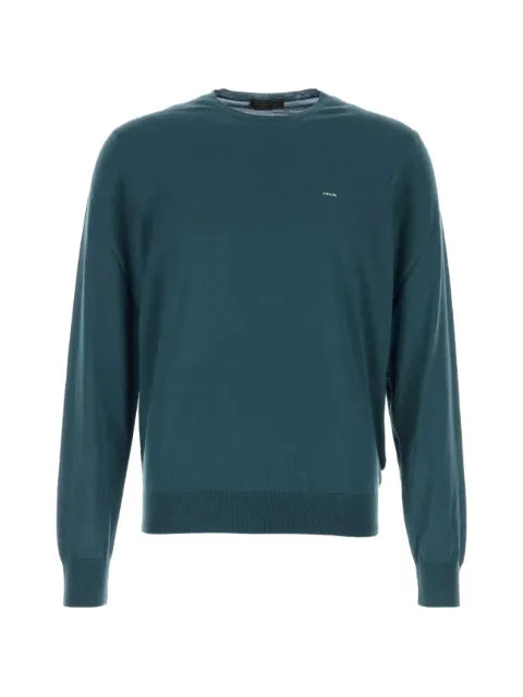 Prada superfine wool crew-neck sweater