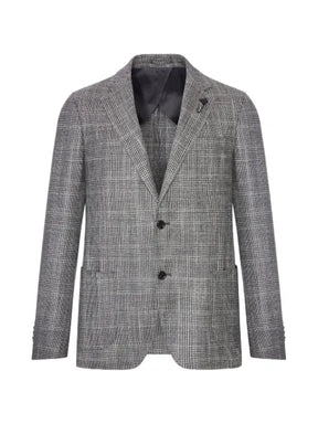 Lardini Prince of Wales check blazer