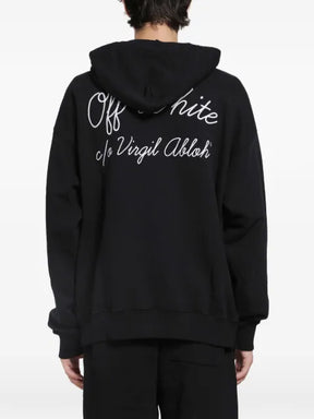 Off-White script logo hoodie