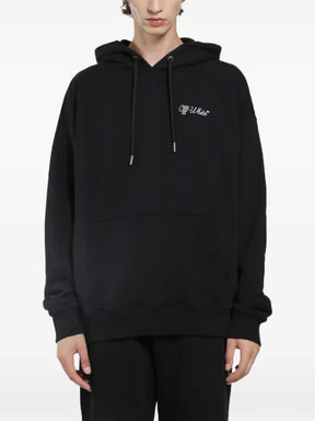 Off-White script logo hoodie