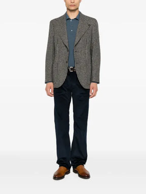 Gabriele Pasini houndstooth-pattern single-breasted blazer