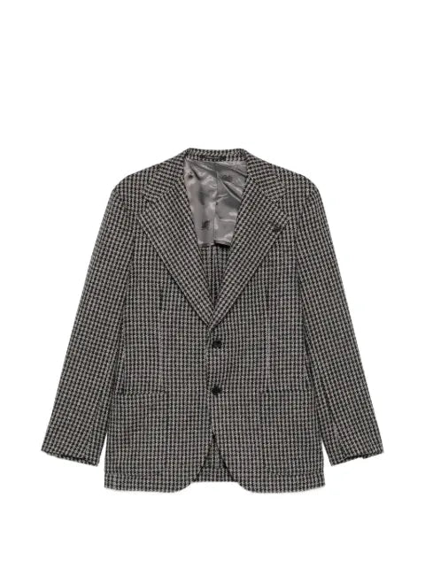 Gabriele Pasini houndstooth-pattern single-breasted blazer