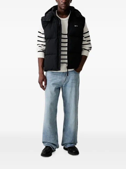 Karl Lagerfeld Jeans hooded quilted gilet