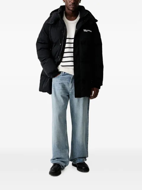 Karl Lagerfeld Jeans quilted logo-print jacket