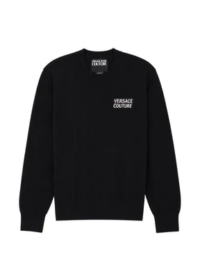 Versace Jeans Couture logo-patch sweater