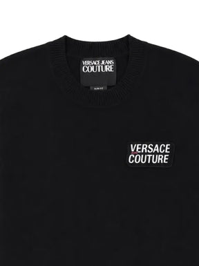 Versace Jeans Couture logo-patch sweater