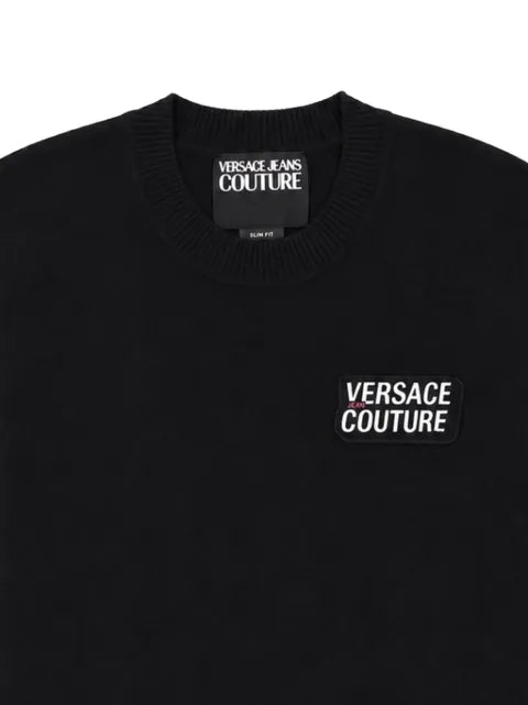 Versace Jeans Couture logo-patch sweater