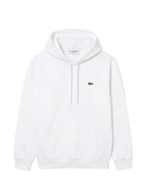 Lacoste logo-patch drawstring hoodie