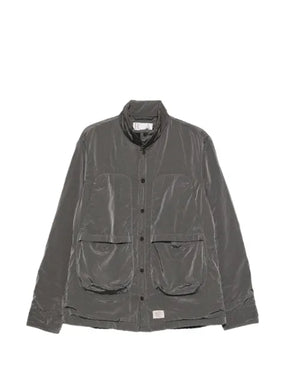 RANRA button-up high-neck jacket