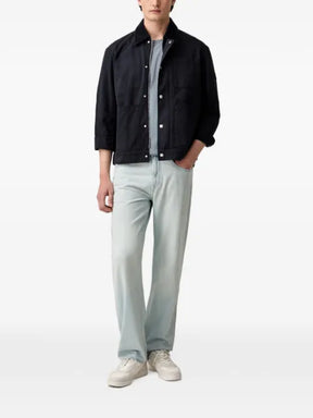 Marc O'Polo corduroy-collar patch-pocket jacket