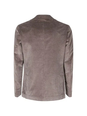 Eleventy corduroy single-breasted blazer