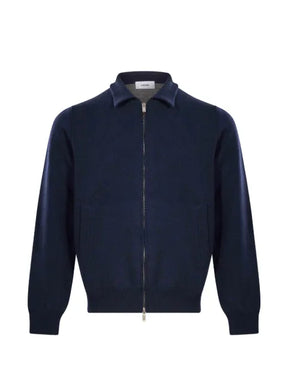 Lardini zip-up knitted jacket