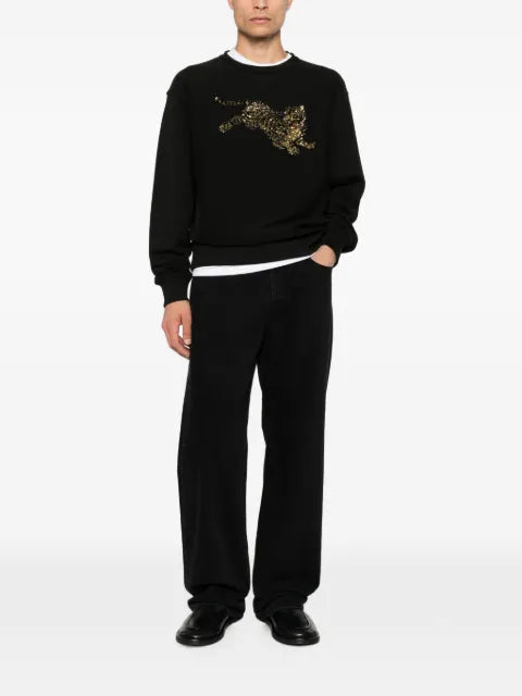 Kenzo Jumping Tiger sequin-embellished sweatshirt