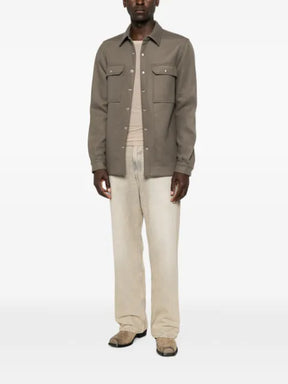 Rick Owens press-stud flap-pocket jacket