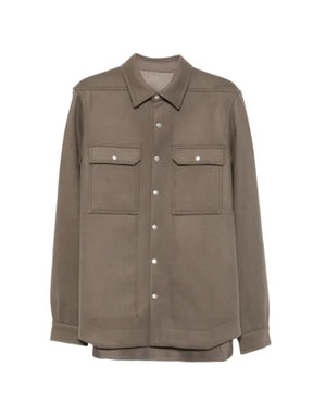 Rick Owens press-stud flap-pocket jacket