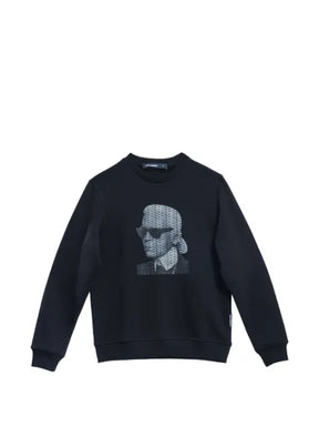 Karl Lagerfeld Karl Face logo-print sweater