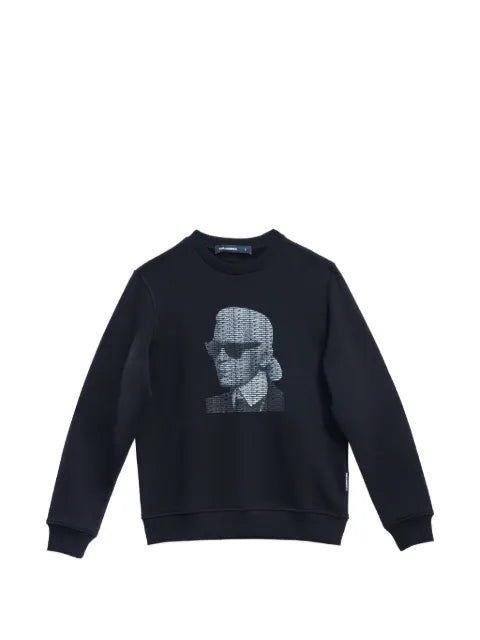 Karl Lagerfeld Karl Face logo-print sweater