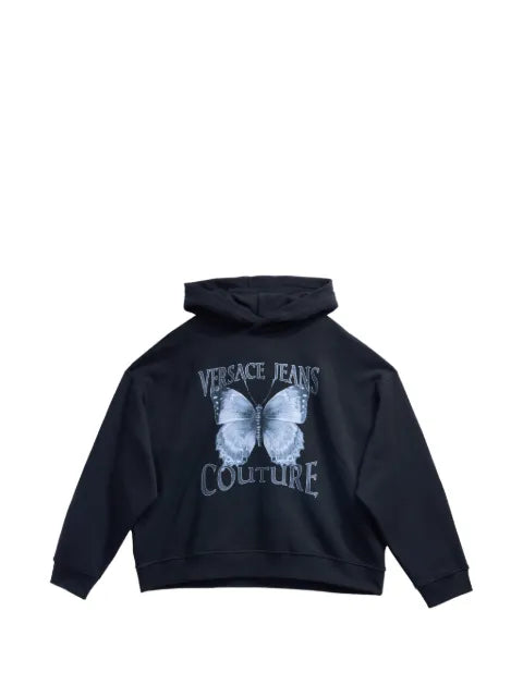 Versace Jeans Couture Cabinet De Curiosité butterfly-print hoodie