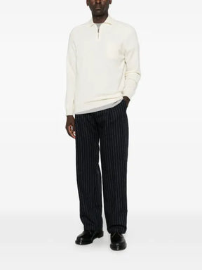 AMARANTO  quarter-zip pocket sweater