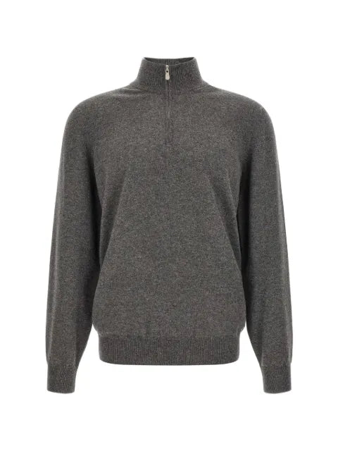 Brunello Cucinelli half-zip cashmere sweater