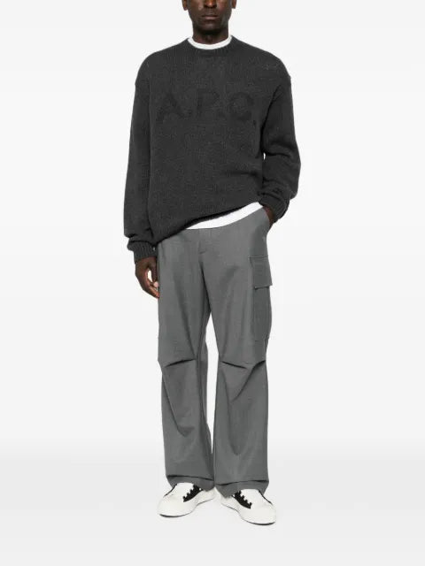 A.P.C. George sweater with tone-on-tone logo