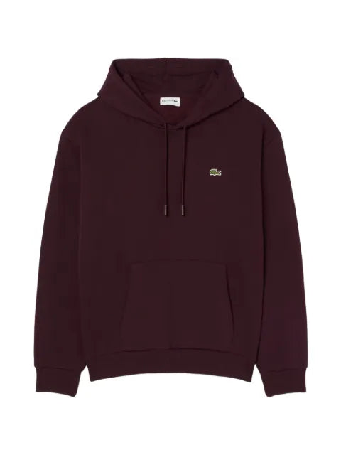 Lacoste logo-patch hoodie