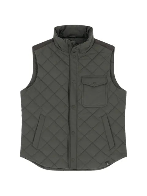 Boggi Milano padded gilet in technical fabric