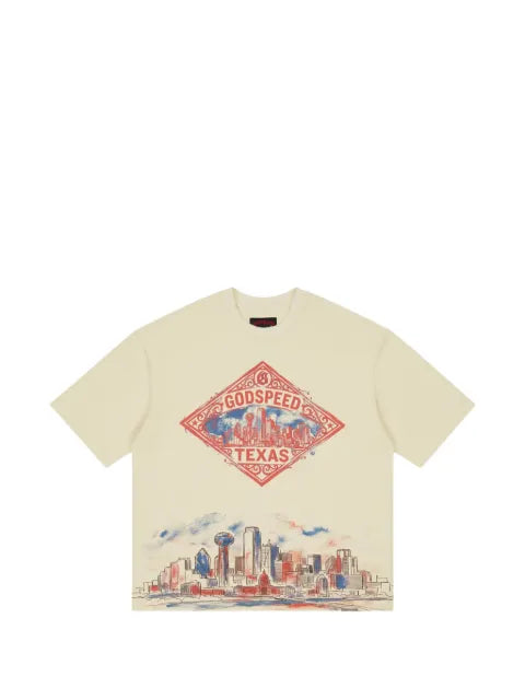 GODSPEED Texas Skyline graphic-print T-shirt