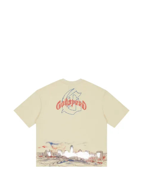 GODSPEED Texas Skyline graphic-print T-shirt