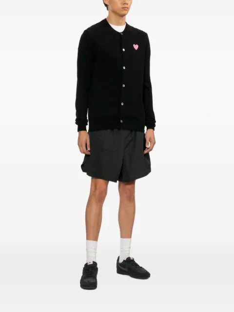 Comme Des Garçons Play heart-patch cardigan