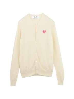 Comme Des Garçons Play logo-embroidered cardigan
