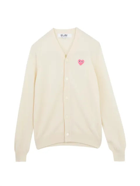 Comme Des Garçons Play Heart Patch cardigan