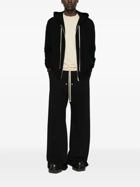 Rick Owens zip-up drawstring hoodie