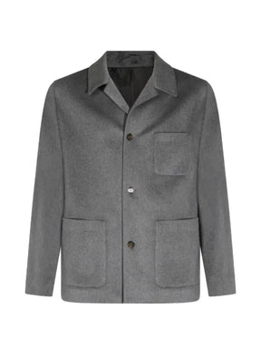 Lardini patch-pocket cashmere jacket