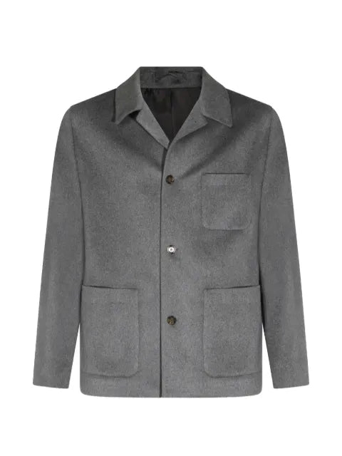 Lardini patch-pocket cashmere jacket