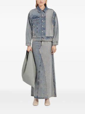 MM6 Maison Margiela two-tone denim jacket