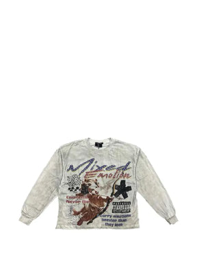 Mixed Emotion Triplets graphic-print sweatshirt