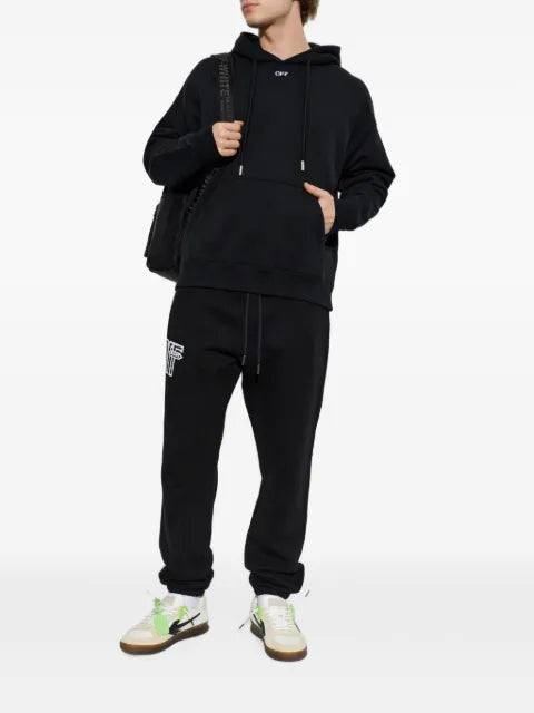 Off-White graphic-print drawstring hoodie