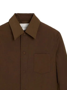 AMI Paris patch-pocket shirt jacket