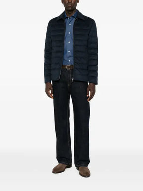 Herno zip-up collared padded jacket
