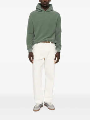 04651 / A TRIP IN A BAG ribbed-hem hoodie