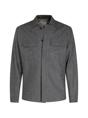 Eleventy button-up chest-pocket jacket