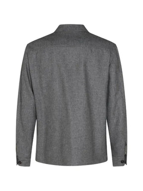 Eleventy button-up chest-pocket jacket