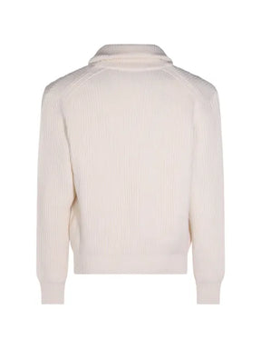Eleventy ribbed-knit shawl-collar cardigan