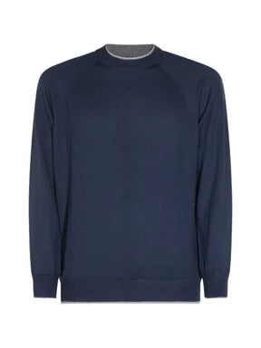 Eleventy raglan-sleeve wool sweater