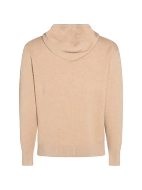 Canali knitted pouch-pocket hoodie