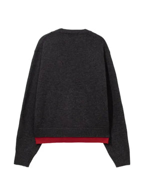TONYWACK V-neck layered cardigan