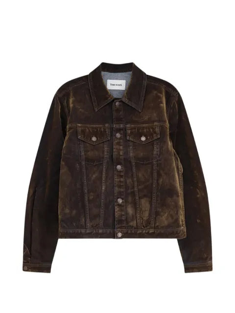 TONYWACK faded-effect corduroy jacket
