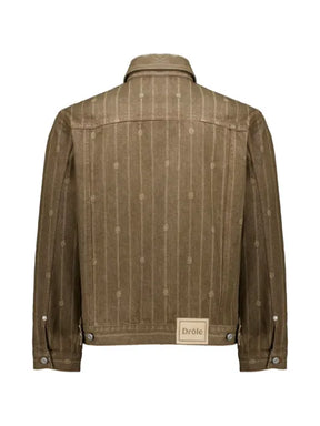 Drôle De Monsieur monogram-print jacket