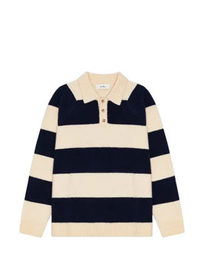 Les Deux striped long-sleeve sweater